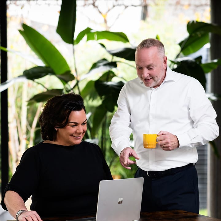 Een promotiefoto voor op kantoor