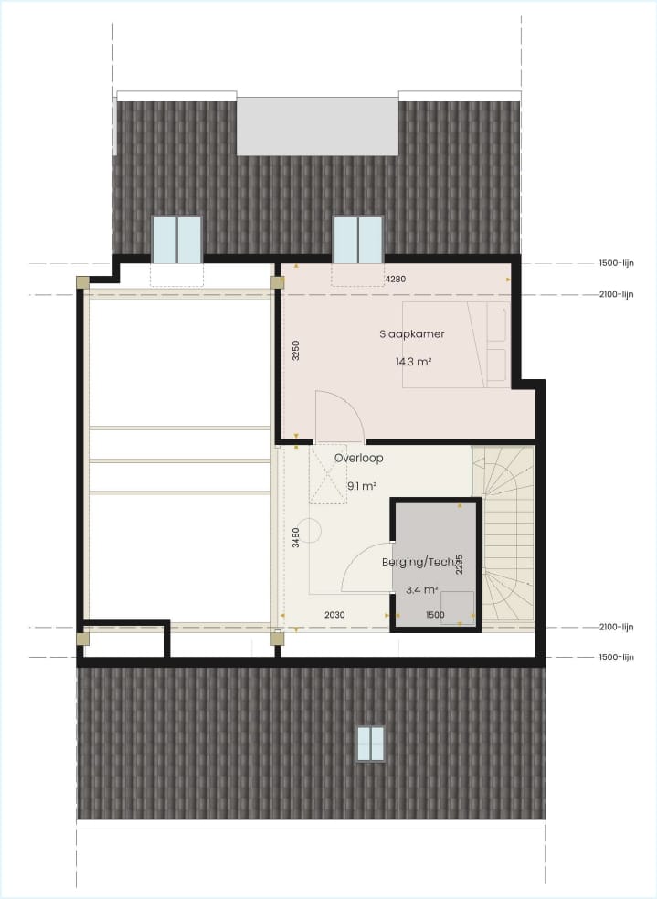 Foto 5 van Boerderijwoning (Bouwnr. Woning C)