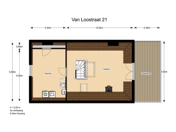 Foto 33 van Van Loostraat 21