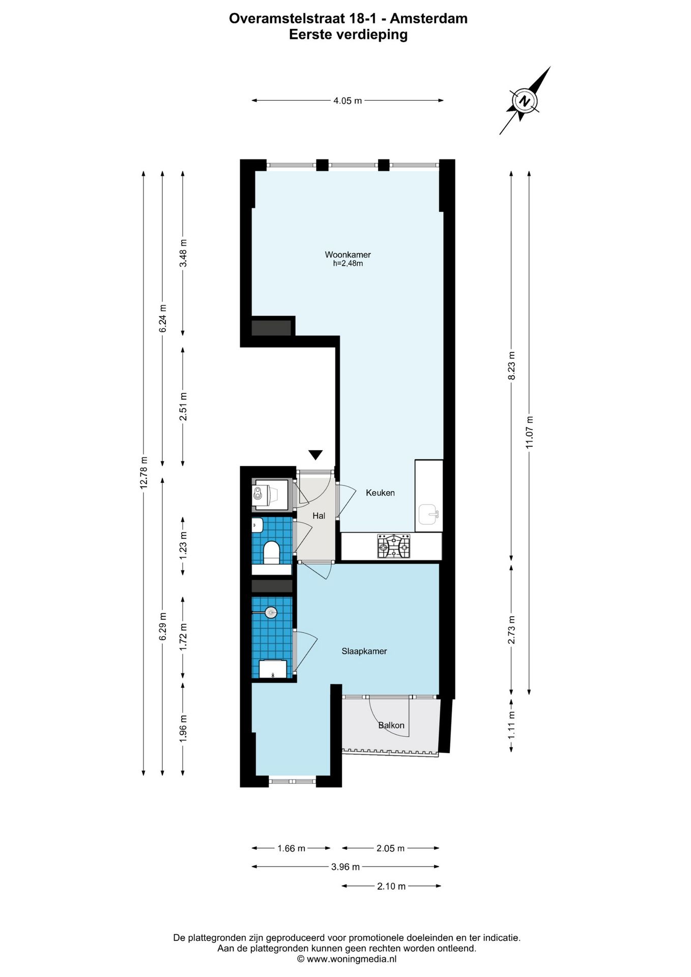 Foto 27 van Overamstelstraat 18-1