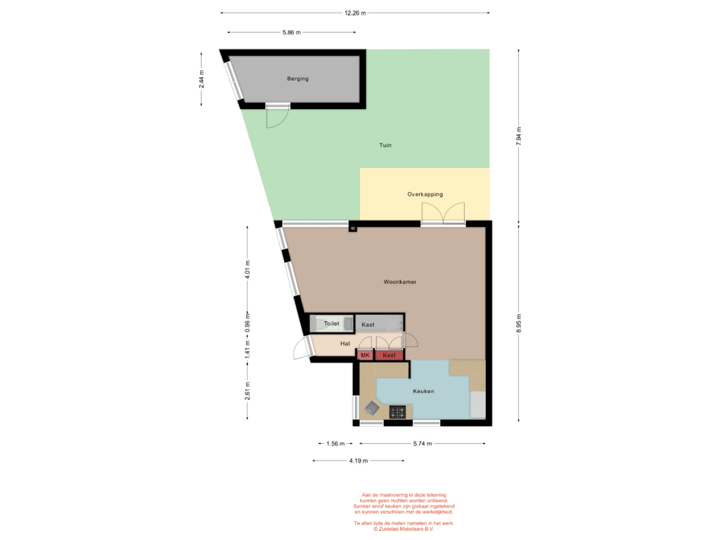 Nederhorst 1 - Begane grond met tuin