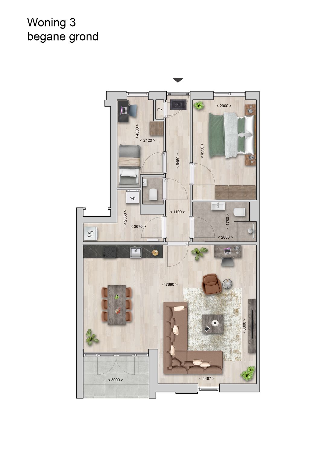 Foto 7 van Appartementen (Bouwnr. 3)