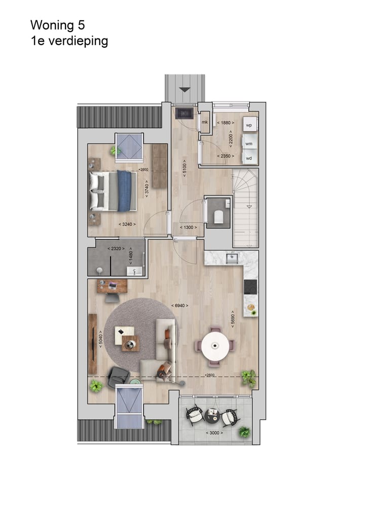 Foto 7 van Appartementen (Bouwnr. 5)