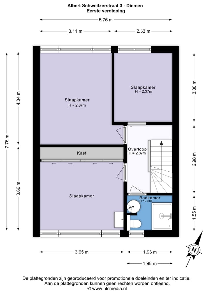 Foto 34 van Albert Schweitzerstraat 3