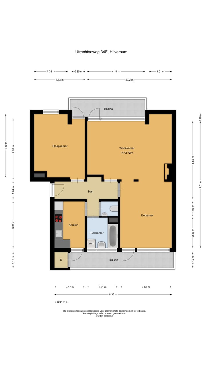 Foto 10 van Utrechtseweg 34-F
