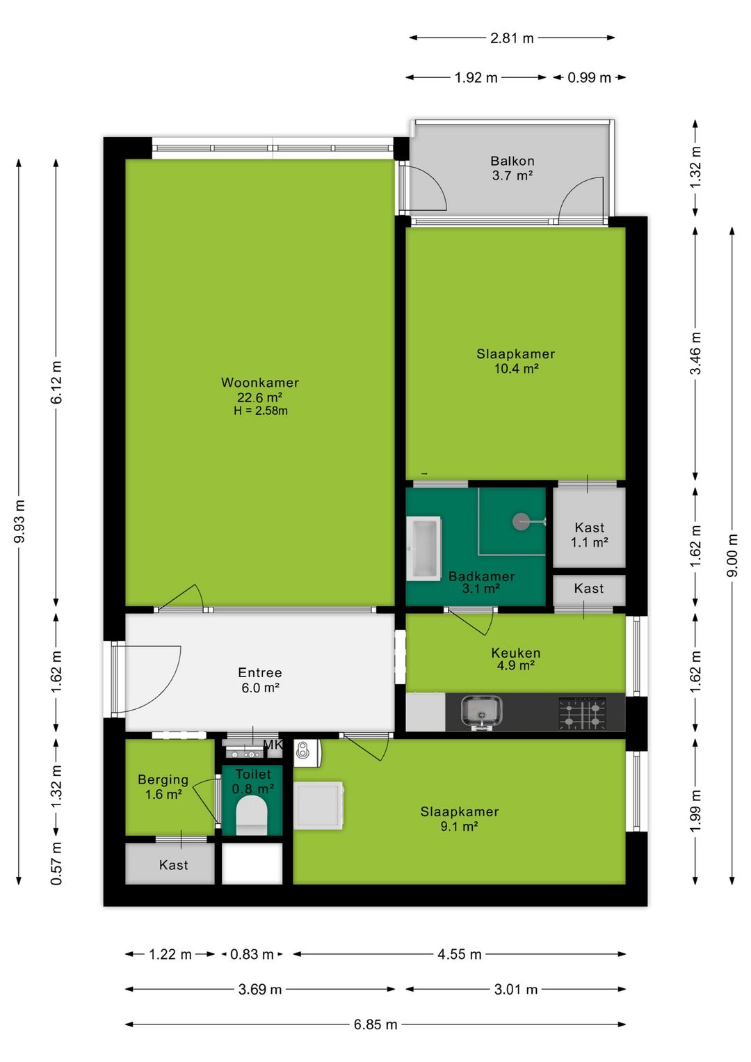 Photo 23 of Bontekoestraat 17-6