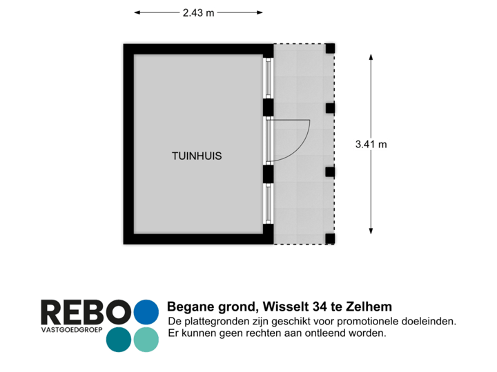 Begane grond - Tuinhuis