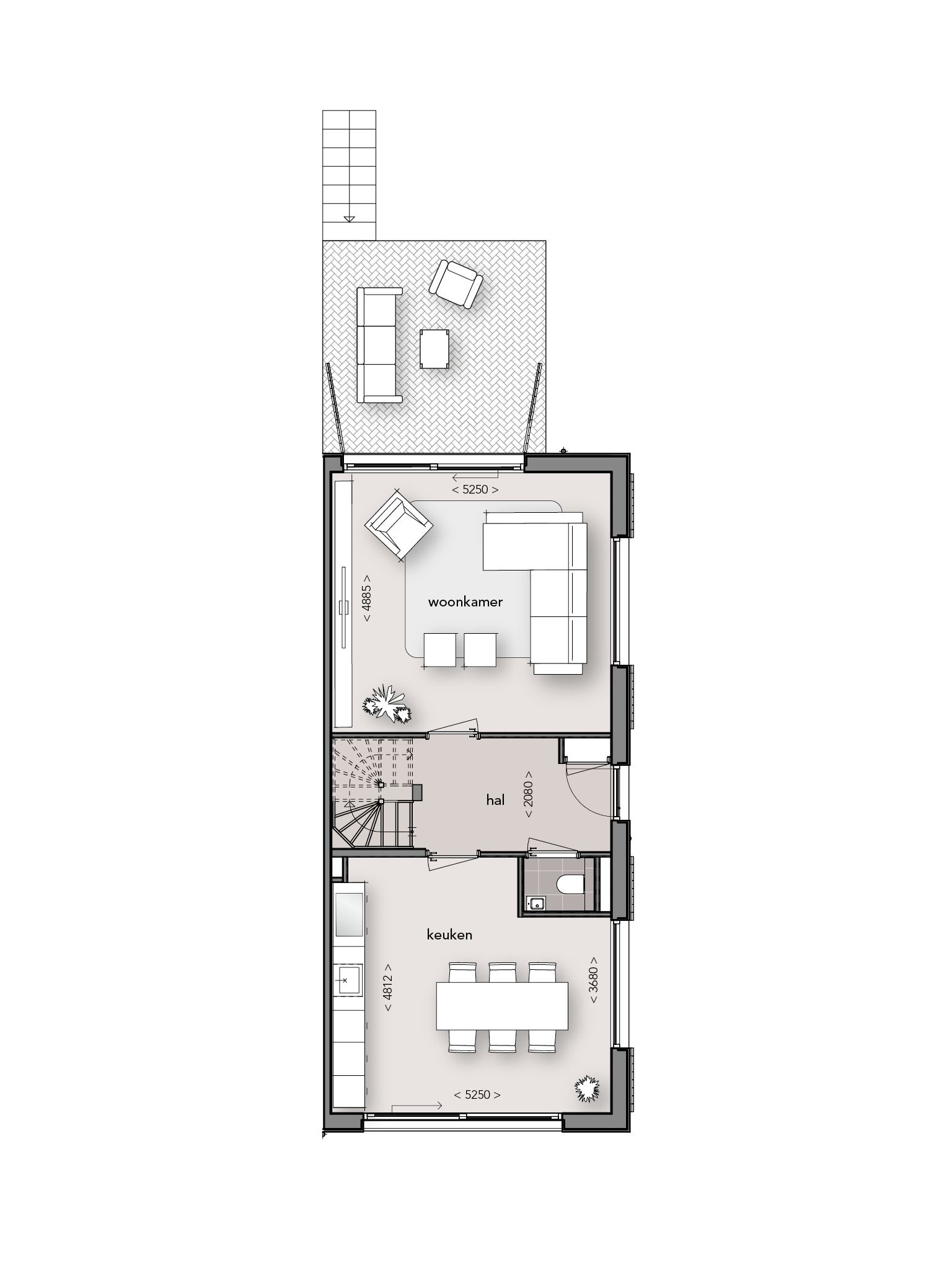 Foto 3 van Benedenerf | Erfwoning Hoek (Bouwnr. 19)