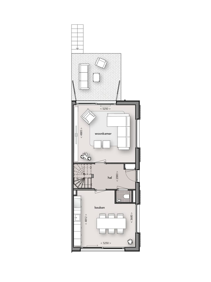 Foto 3 van Benedenerf | Erfwoning Hoek (Bouwnr. 19)