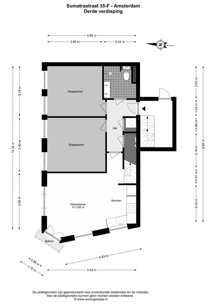 Foto 33 van Sumatrastraat 35-F