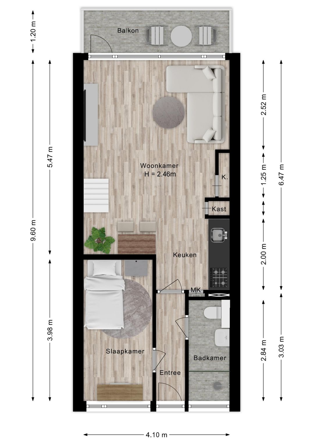 Foto 26 van de Casembrootstraat 7-F