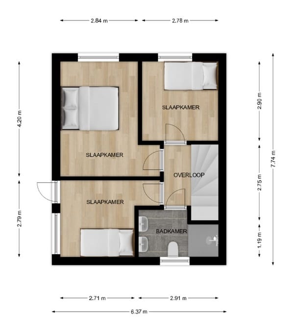 Foto 24 van van Dietrichsteinstraat 1