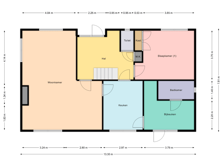 Noordlandweg 17 'Cornelis' - Begane grond