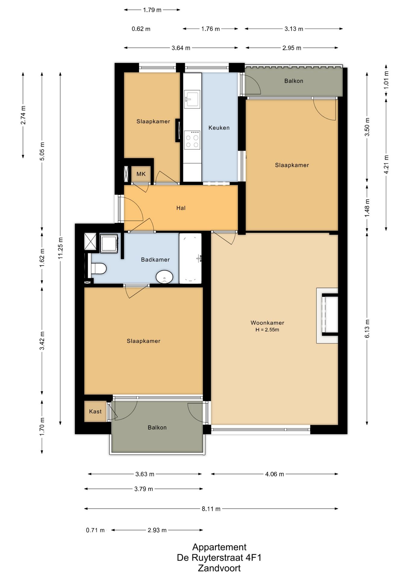 Foto 40 van de Ruyterstraat 4-F1