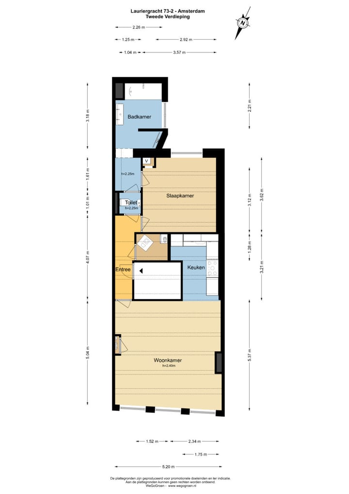 Foto 27 van Lauriergracht 73-2