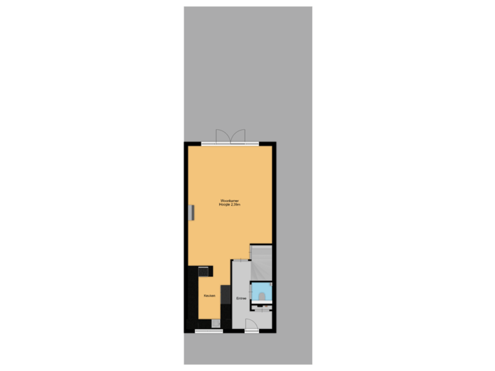 Begane grond perceel