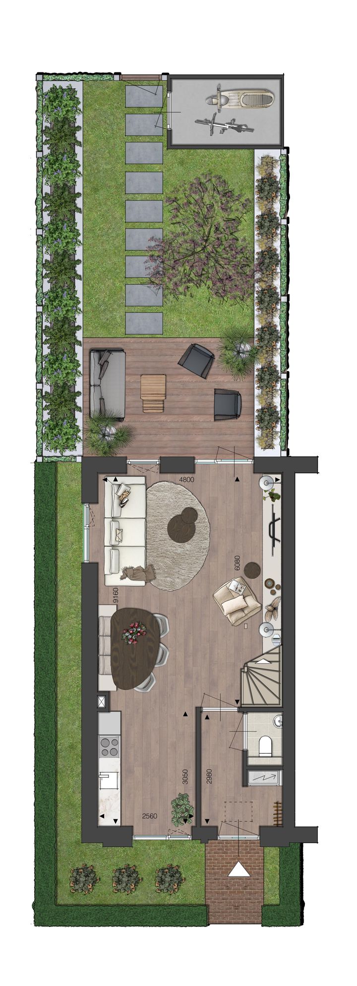 Foto 4 van Blok 02 - Hoekwoning - Zuivelhoek (Bouwnr. bnr. 7)