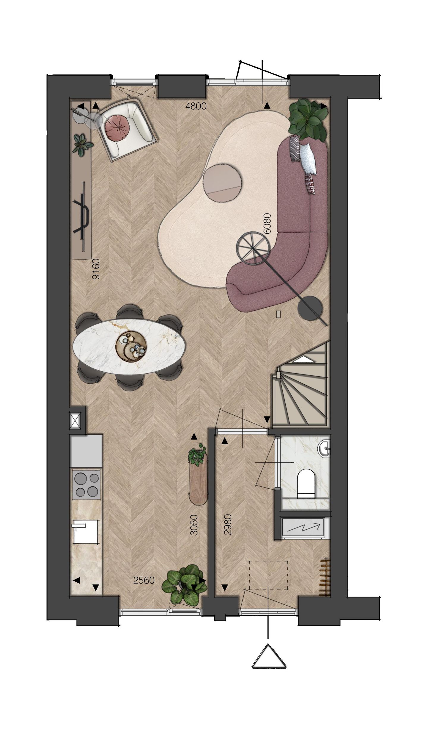 Foto 5 van Blok 04 - Hoekwoning - Zuivelhoek (Bouwnr. bnr. 17)