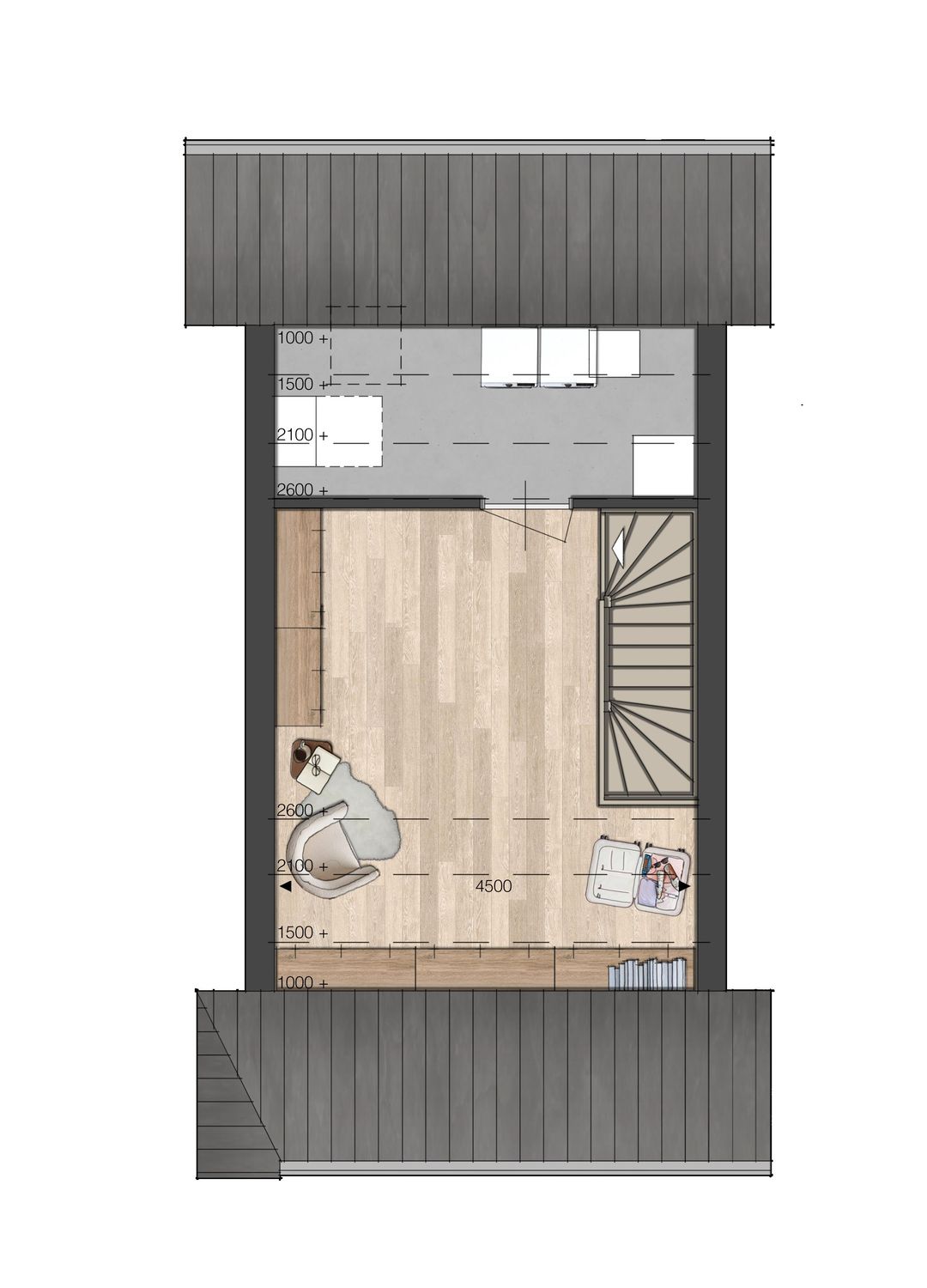 Foto 7 van Blok 02 - Tussenwoning - Tussenspoor (Bouwnr. bnr. 9)