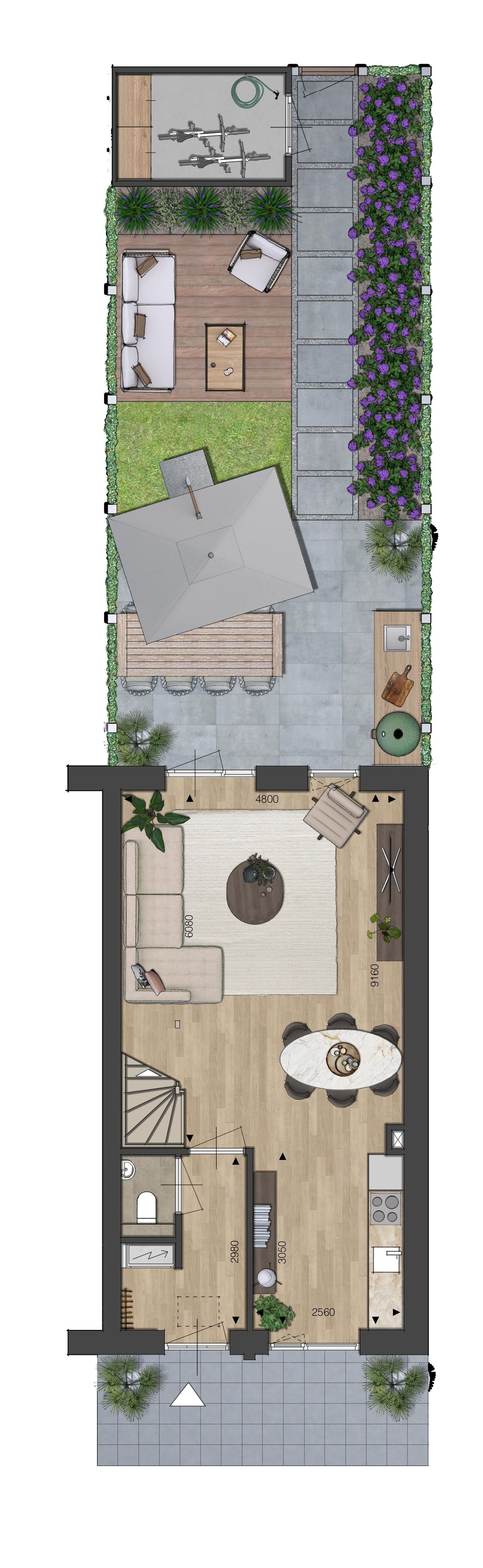 Foto 4 van Blok 03 - Hoekwoning - Zuivelhoek (Bouwnr. bnr. 16)