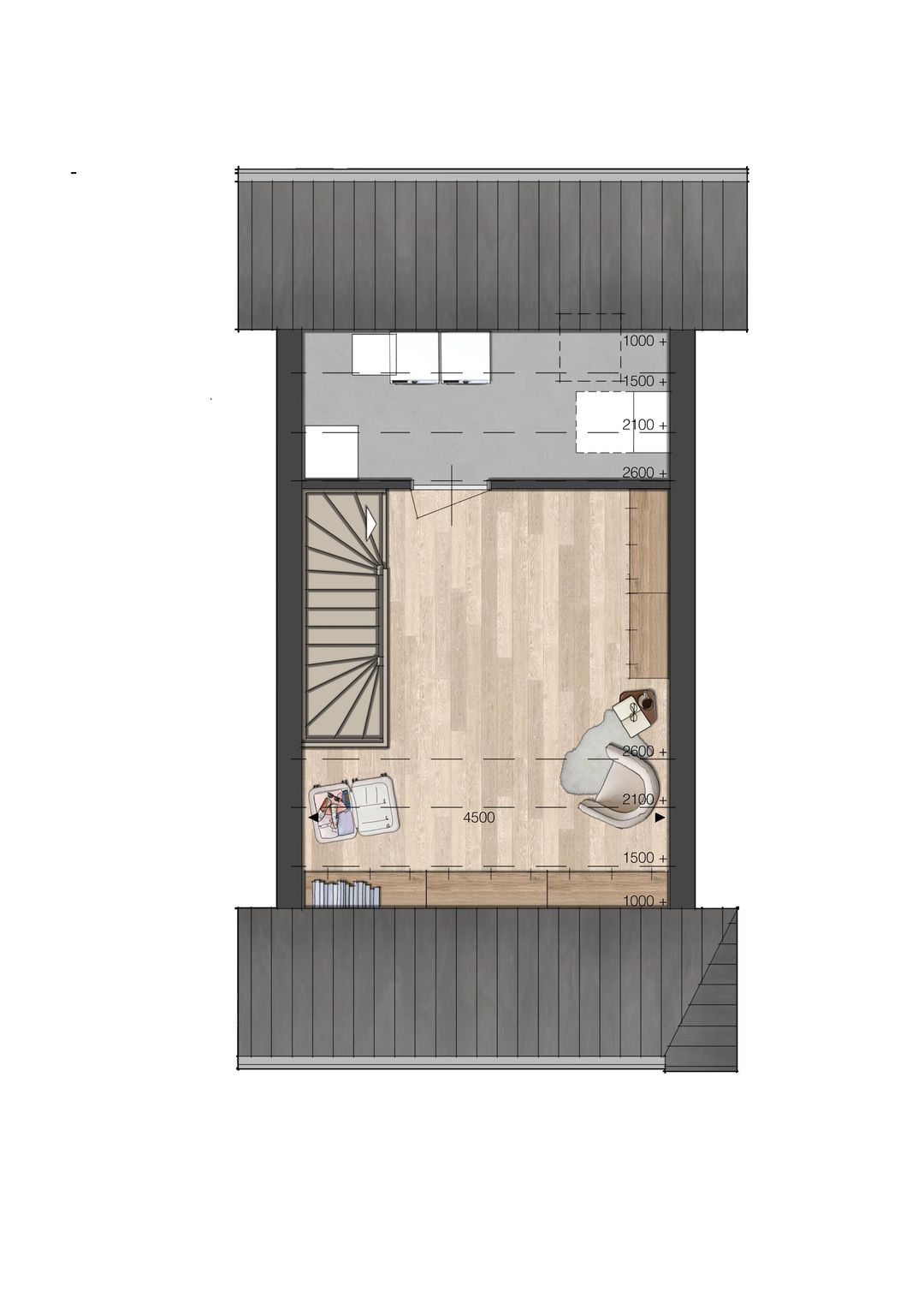 Foto 7 van Blok 02 - Tussenwoning - Tussenspoor (Bouwnr. bnr. 10)