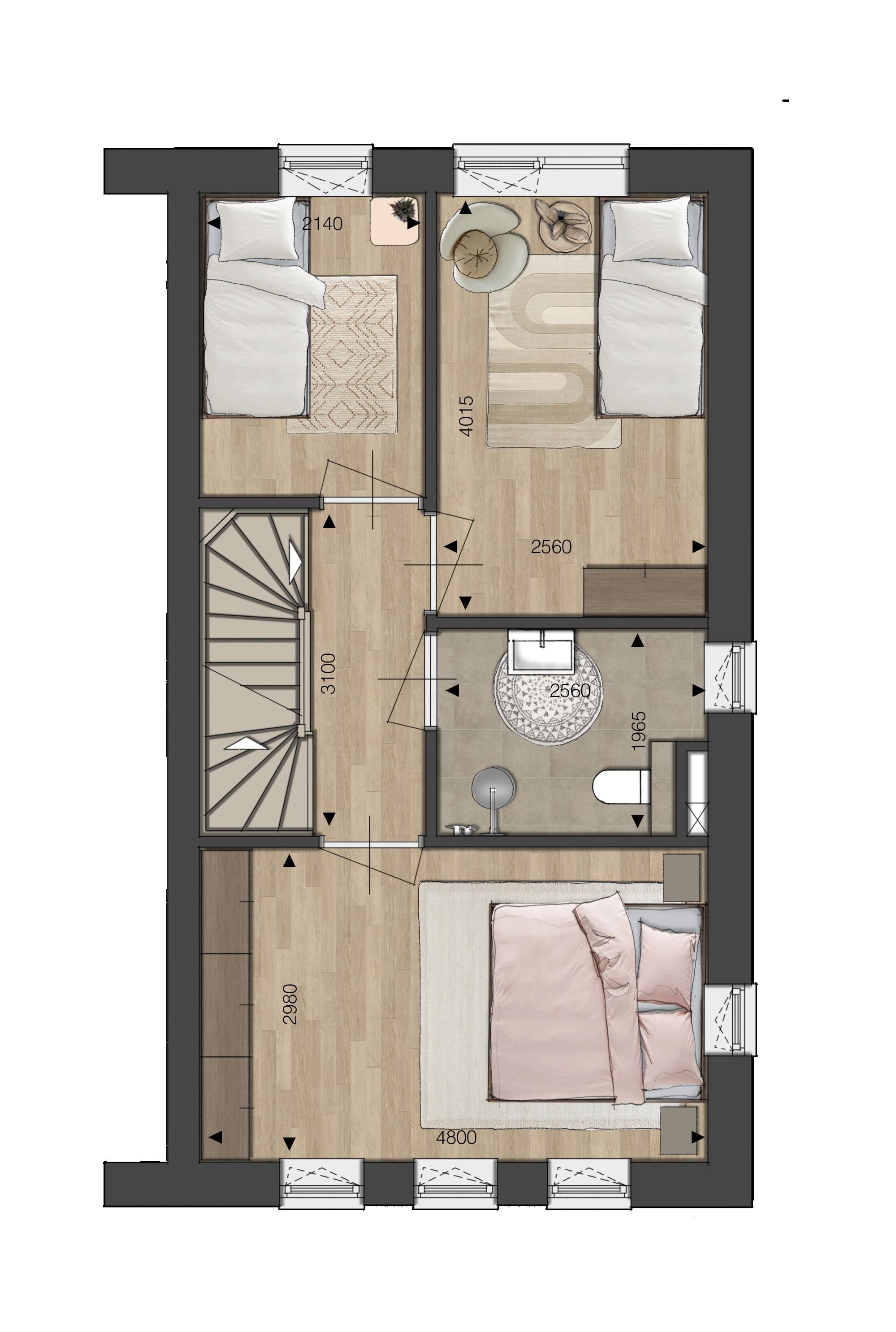 Foto 6 van Blok 04 - Hoekwoning - Zuivelhoek (Bouwnr. bnr. 20)