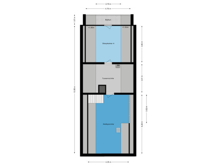 Eerste verdieping Deel 2