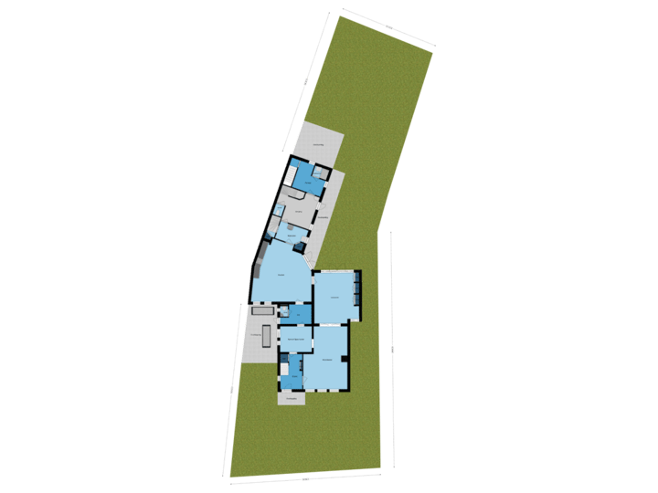 Begane grond met tuin