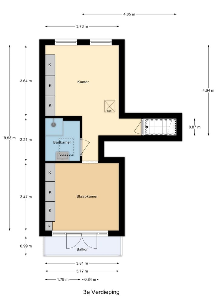 Photo 39 of Breitnerstraat 45-A01