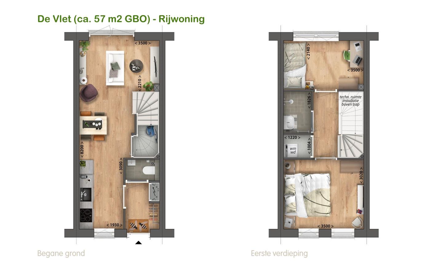 Foto 5 van De Vlet - Tussenwoning (Bouwnr. 333)