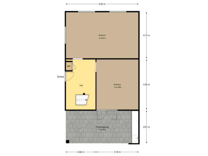 Begane grond bijgebouw