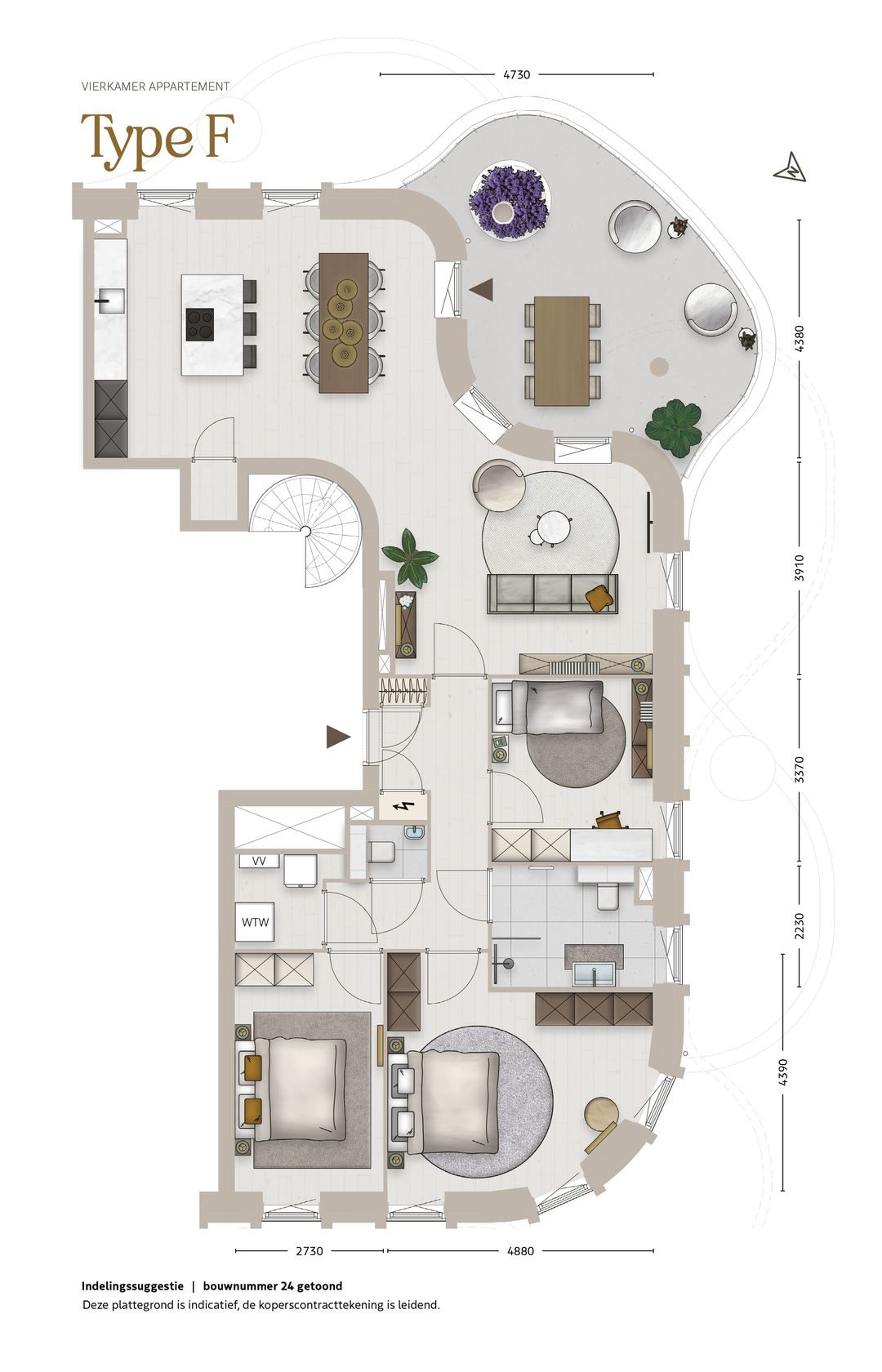 Foto 2 van Type F (Bouwnr. 26)