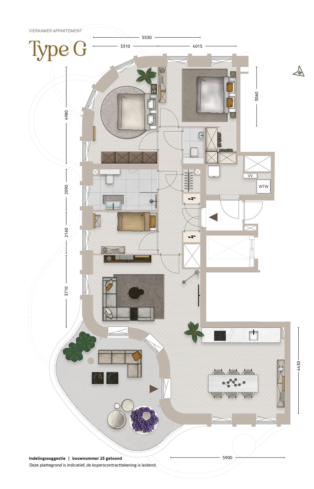 Foto 2 van Type G (Bouwnr. 25)