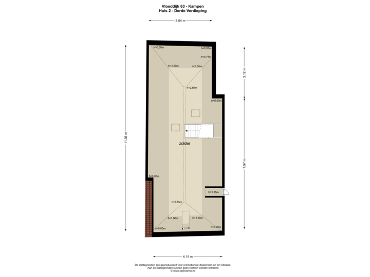 Huis 2 - Derde Verdieping