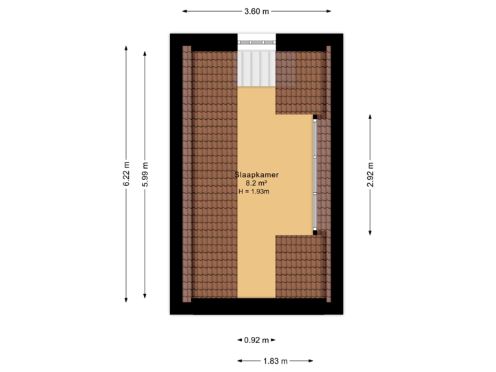 Bijgebouw eerste verdieping