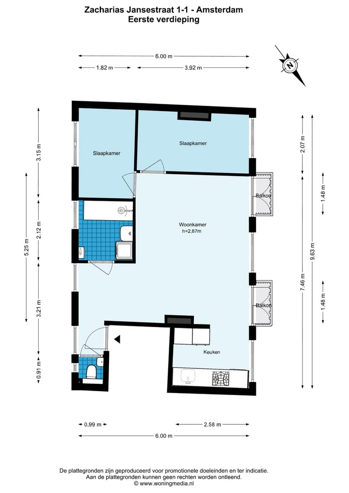 Foto 21 van Zacharias Jansestraat 1-1