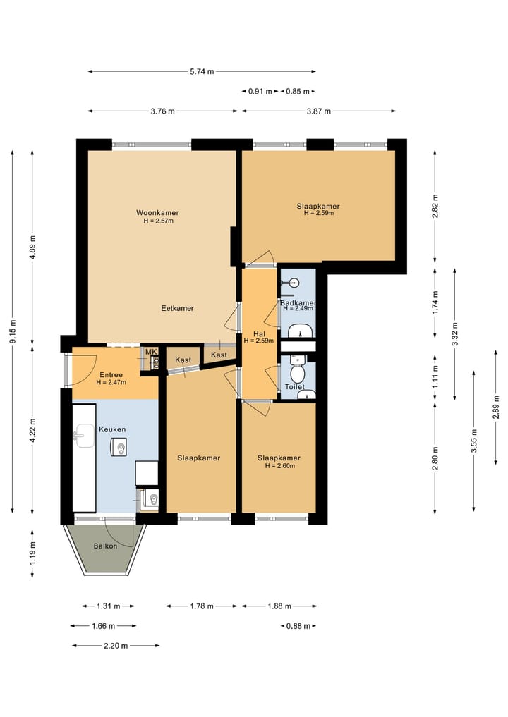 Foto 25 van Aalberselaan 4-B