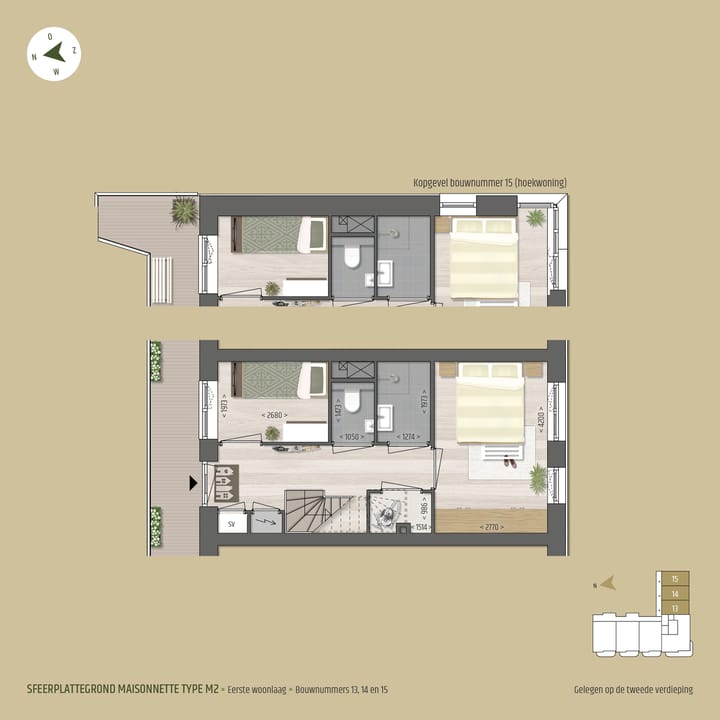 Foto 3 van M2 (Bouwnr. 14)