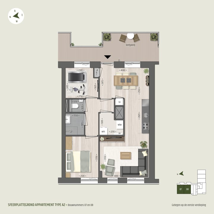 Foto 4 van A2 (Bouwnr. 7)