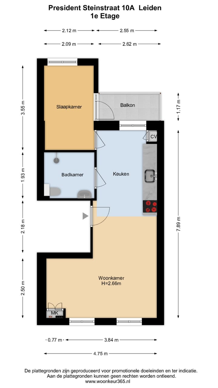 Foto 24 van President Steinstraat 10-A