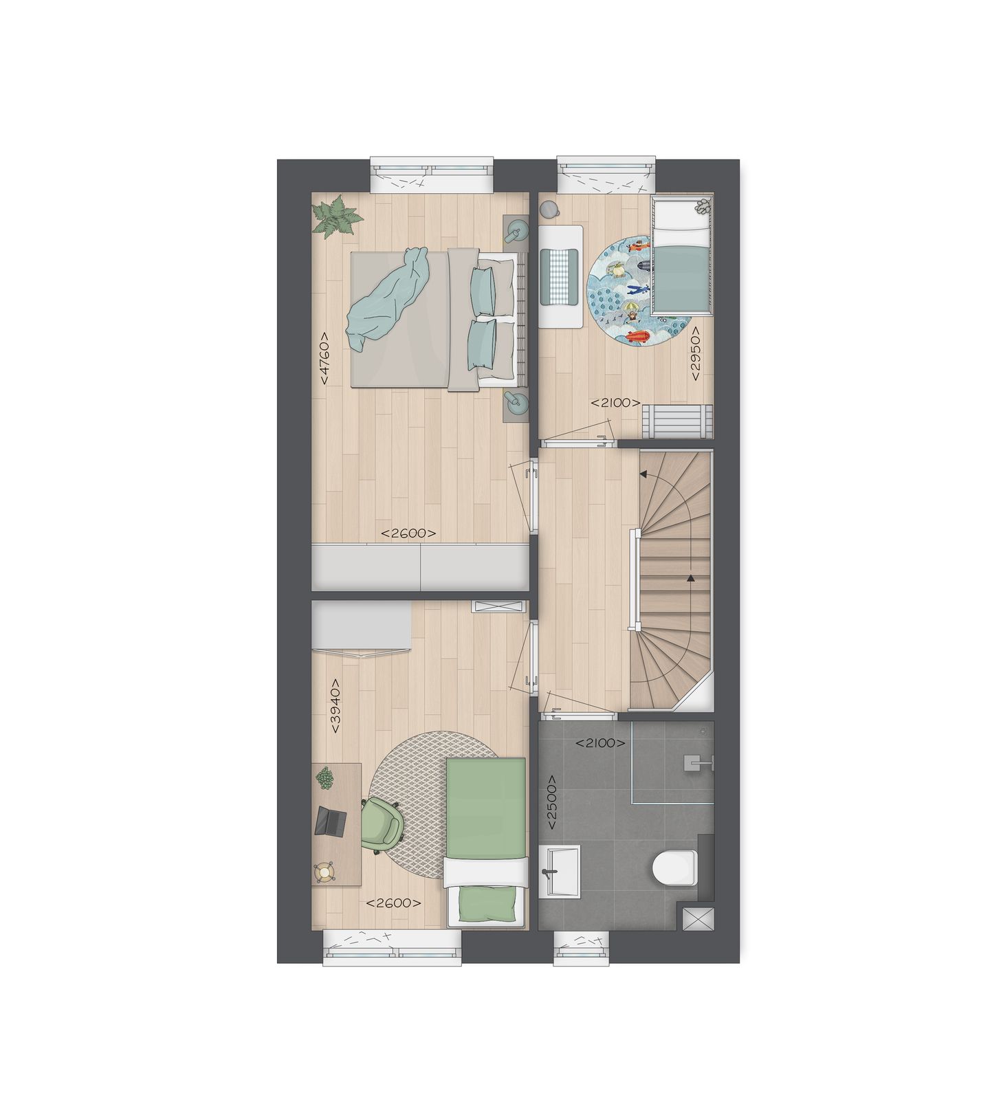 Photo 4 of Tussenwoning type G (Bouwnr. 10)