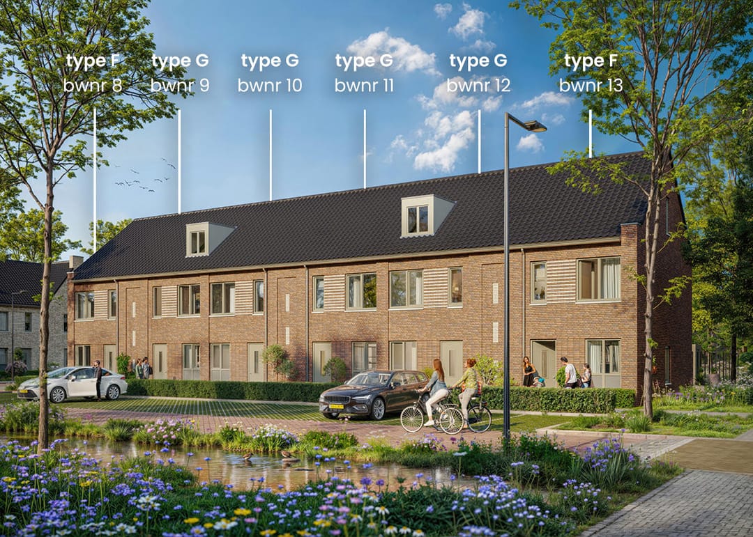 Foto 2 van Tussenwoning type G (Bouwnr. 12)