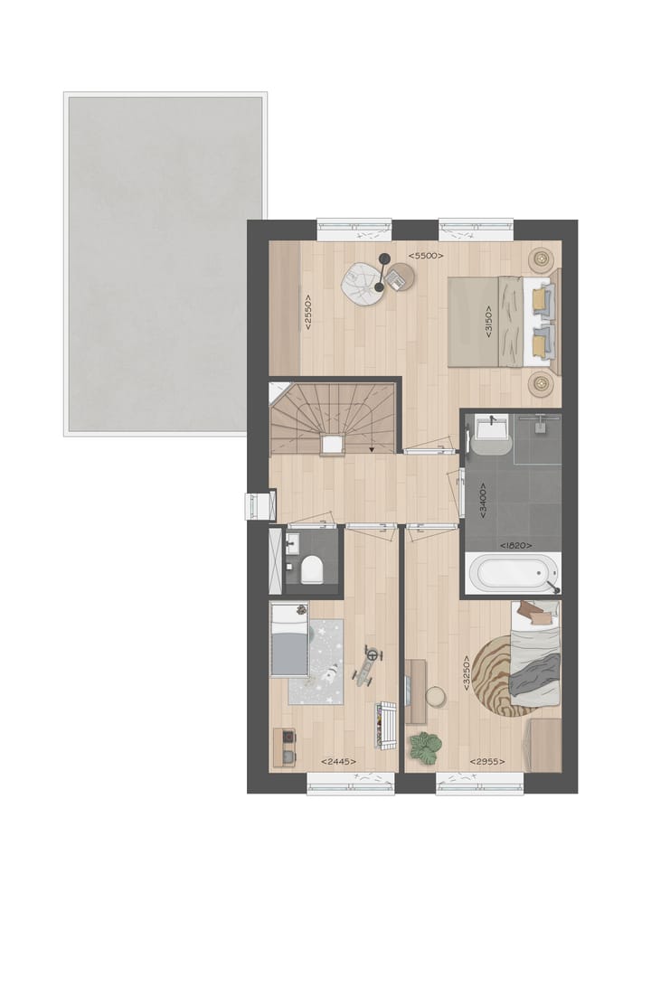 Foto 4 van Tweekapper type A (Bouwnr. 46)