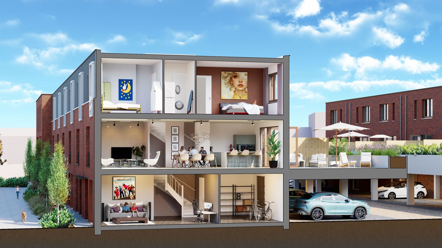 Foto 10 van Stadsdok Tilburg (Galjoenstraat) (Bouwnr. 21)