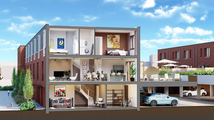 Foto 10 van Stadsdok Tilburg (Bouwnr. 23)