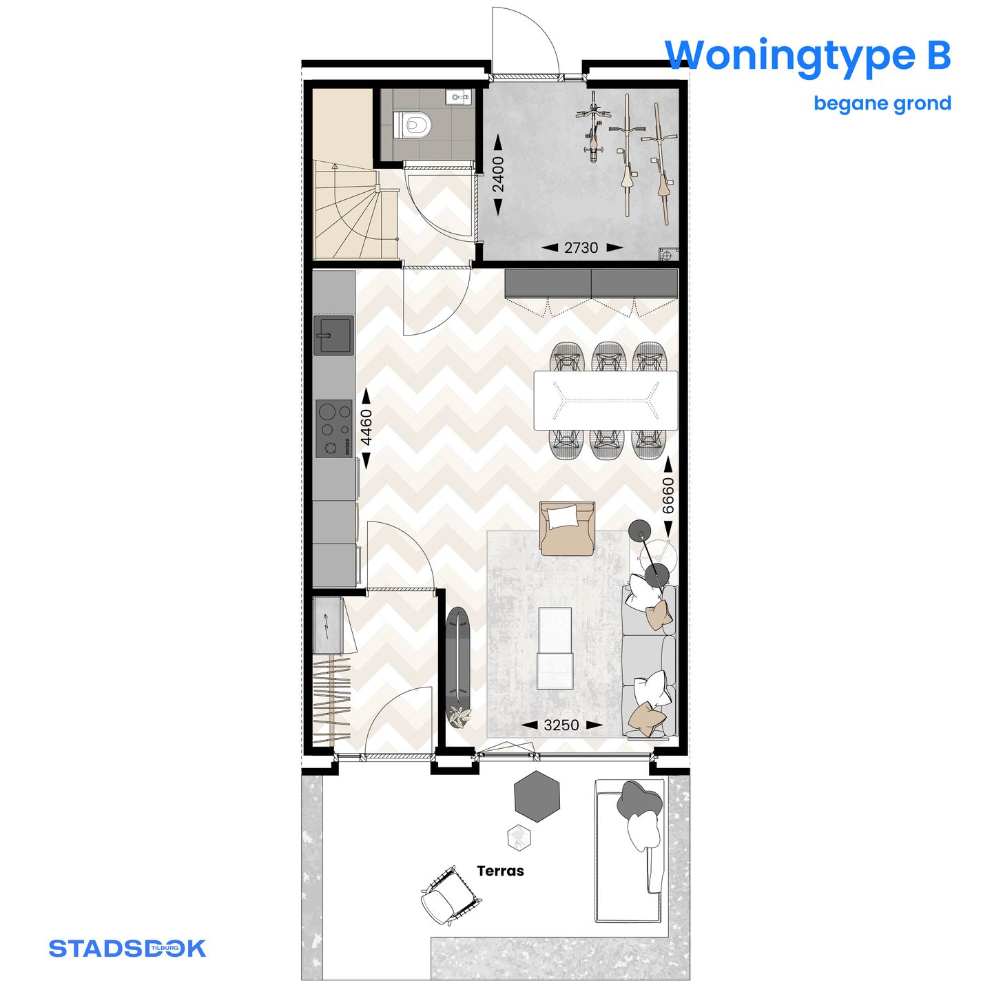Foto 5 van Stadsdok Tilburg (Galjoenstraat) (Bouwnr. 5)