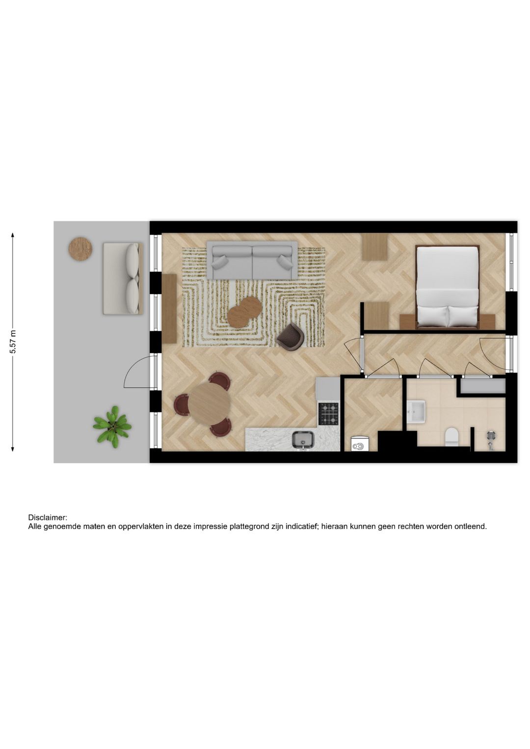 Foto 7 van Loft-appartement (Bouwnr. 23)