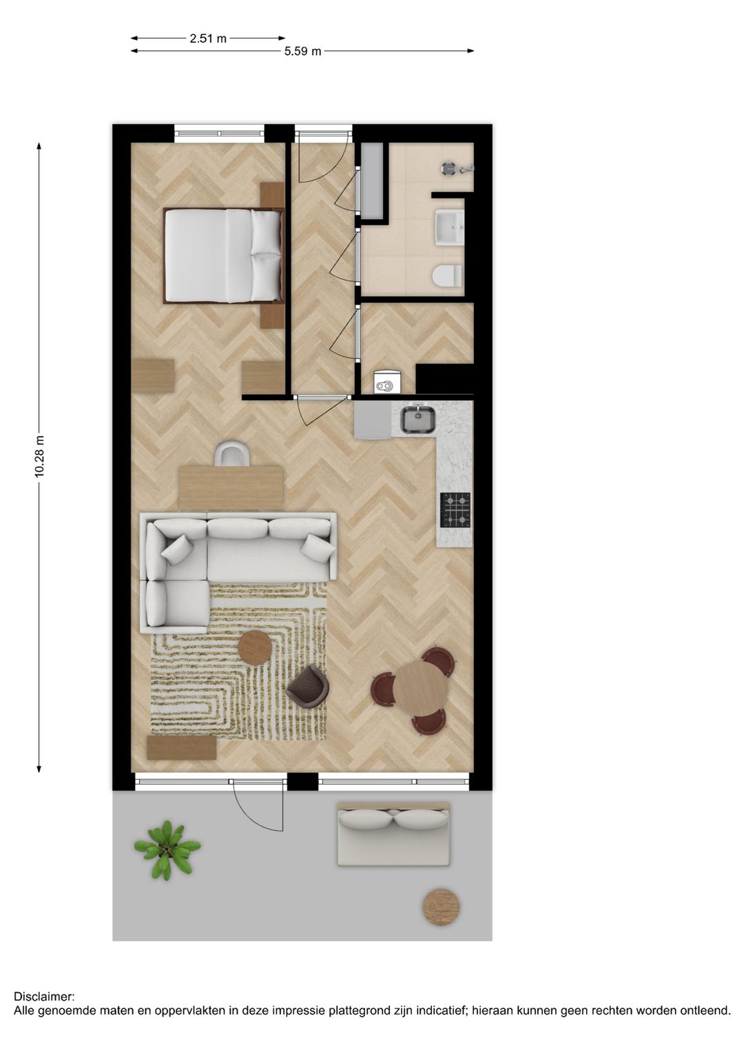 Photo 7 of Loft-appartement (Bouwnr. 25)