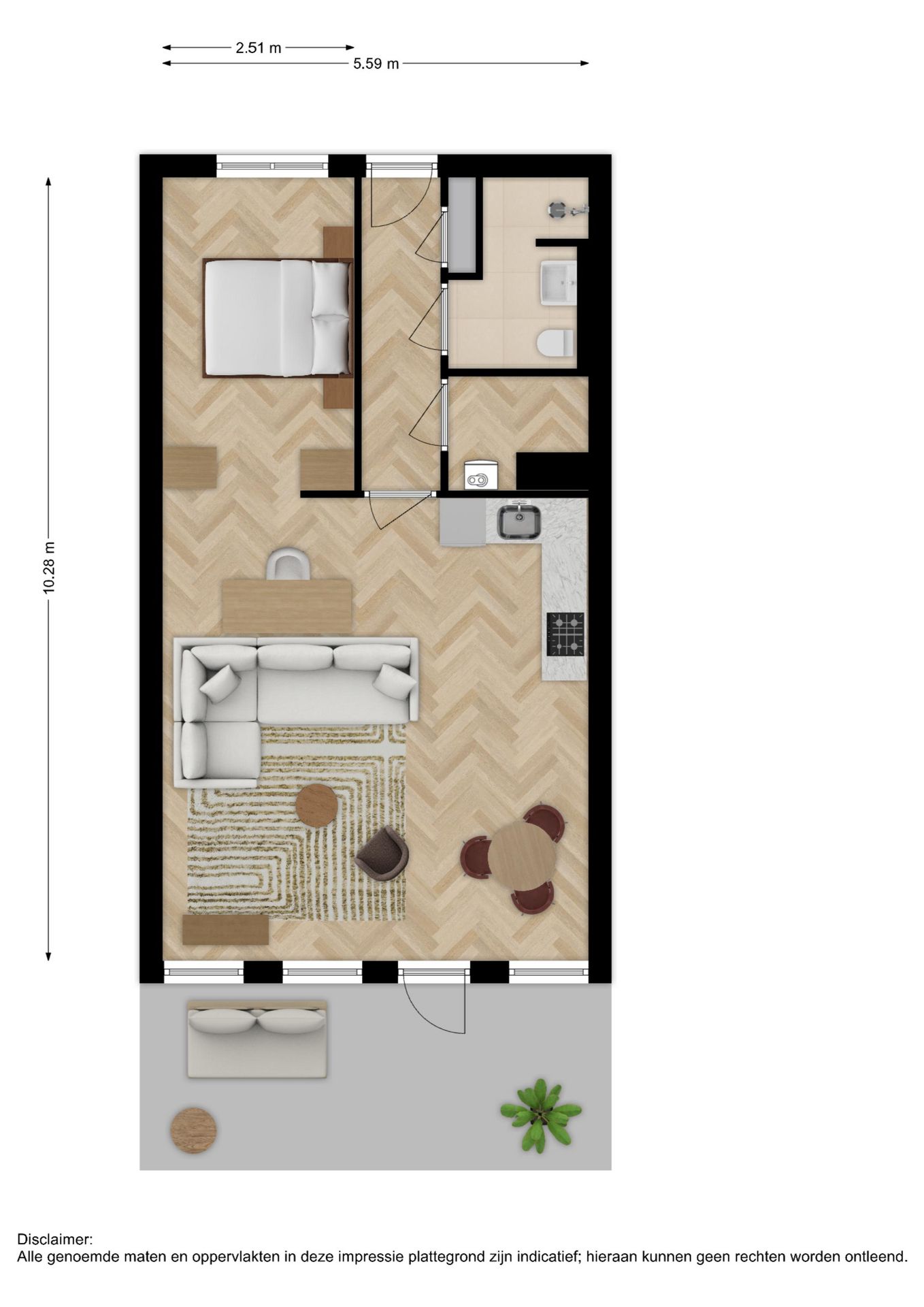 Photo 5 of Loft-appartement (Bouwnr. 26)