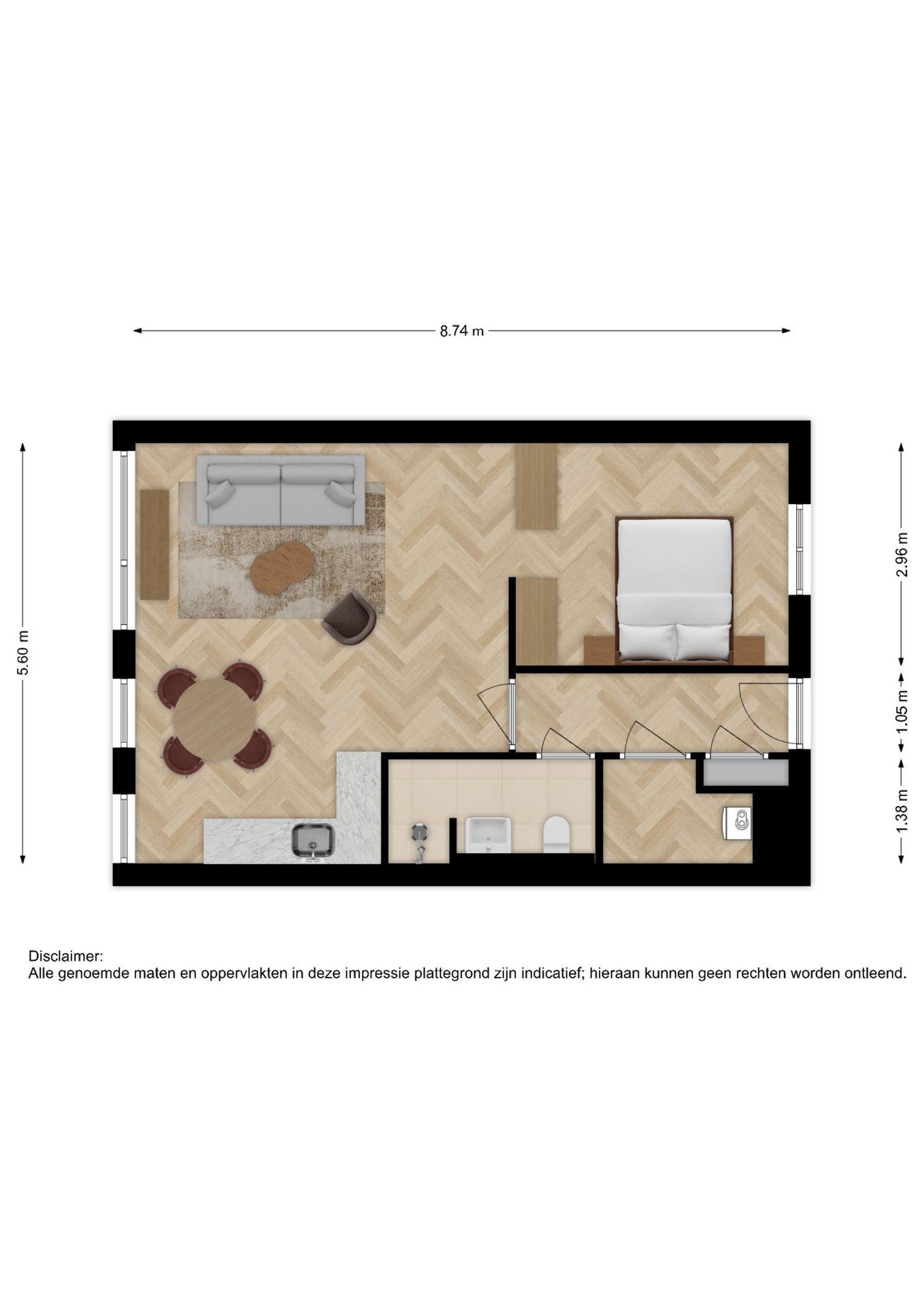 Foto 5 van Loft-appartement (Bouwnr. 40)